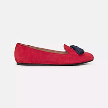 Load image into Gallery viewer, Charles Philip Elegant Suede Tasseled Moccasins
