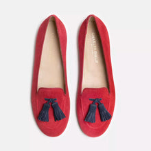 Load image into Gallery viewer, Charles Philip Elegant Suede Tasseled Moccasins
