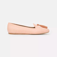 Load image into Gallery viewer, Charles Philip Elegant Pink Silk Alba Loafers
