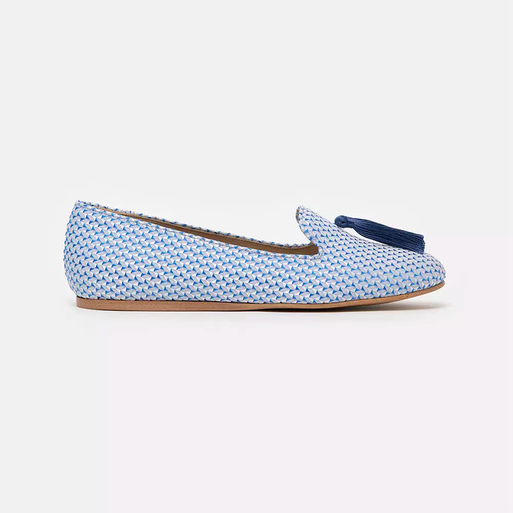 Charles Philip Exquisite Silk Alba Loafers