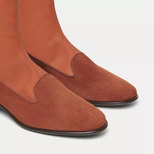 Load image into Gallery viewer, Charles Philip Elegant Suede Ankle Boots in Rich Brown
