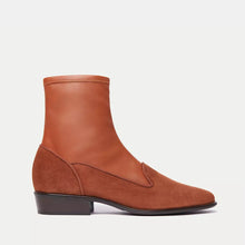 Load image into Gallery viewer, Charles Philip Elegant Suede Ankle Boots in Rich Brown
