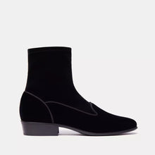 Load image into Gallery viewer, Charles Philip Sleek Suede Ankle Boots in Elegant Black
