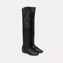 Load image into Gallery viewer, Charles Philip Chic Black Leather Grace Boots
