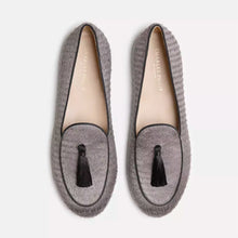 Load image into Gallery viewer, Charles Philip Elegant Textured Gray Slip-On Loafers
