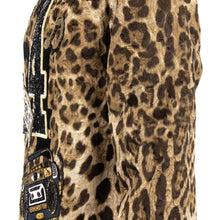 Load image into Gallery viewer, Dolce &amp; Gabbana Embellished Leopard Print Sweatshirt
