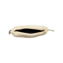 Load image into Gallery viewer, Off-White Cream Shearling Wool Chic Shoulder Bag
