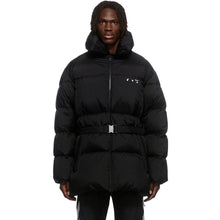 Load image into Gallery viewer, Off-White Sleek Black Down-Filled Jacket
