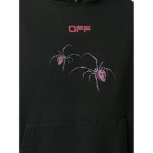 Load image into Gallery viewer, Off-White Arachno Oversized Hooded Sweatshirt in Black
