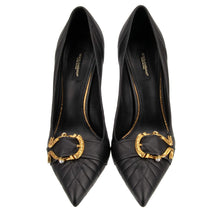 Load image into Gallery viewer, Dolce &amp; Gabbana Elegant Buckle Leather Pumps in Black
