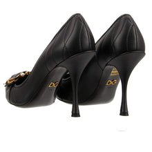 Load image into Gallery viewer, Dolce &amp; Gabbana Elegant Buckle Leather Pumps in Black
