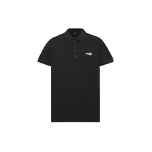 Load image into Gallery viewer, Diesel Sleek Black Cotton Polo with Contrast Logo

