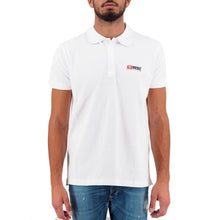 Load image into Gallery viewer, Diesel Elegant White Cotton Polo Shirt with Contrasting Logo

