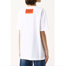 Load image into Gallery viewer, Dolce &amp; Gabbana Elegant White Cotton Tee with Brand Print

