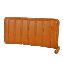 Load image into Gallery viewer, Ungaro Chic Quilted Faux Leather Wallet in Brown
