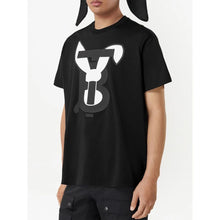 Load image into Gallery viewer, Burberry Elegant Contrasting Print Cotton T-Shirt
