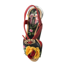 Load image into Gallery viewer, Dolce &amp; Gabbana Multicolor Lambskin Leather Sandals
