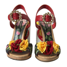 Load image into Gallery viewer, Dolce &amp; Gabbana Multicolor Lambskin Leather Sandals
