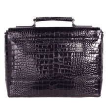 Load image into Gallery viewer, Cavalli Class Elegant Python-Print Calfskin Briefcase
