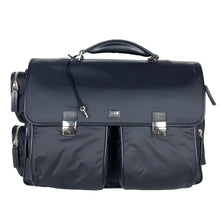 Load image into Gallery viewer, Cavalli Class Elegant Nylon-Calfskin Document Holder Briefcase
