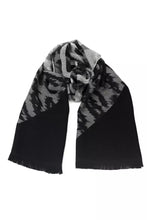 Load image into Gallery viewer, Cavalli Class Elegant Animalier Fantasy Wool-Blend Scarf
