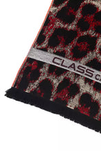 Load image into Gallery viewer, Cavalli Class Burgundy Animalier Fantasy Logo Scarf
