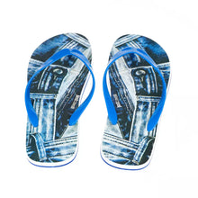 Load image into Gallery viewer, Just Cavalli Trendy Light Blue Flip Flops for Men
