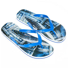 Load image into Gallery viewer, Just Cavalli Trendy Light Blue Flip Flops for Men
