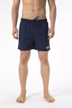 Load image into Gallery viewer, Just Cavalli Blue Drawstring Beach Shorts with Print Detail

