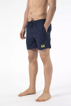 Load image into Gallery viewer, Just Cavalli Blue Drawstring Beach Shorts with Print Detail
