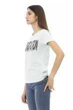 Load image into Gallery viewer, Trussardi Action Elegant Light Blue Tee with Chic Front Print
