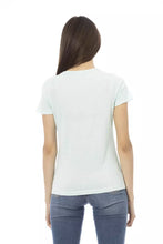 Load image into Gallery viewer, Trussardi Action Elegant Light Blue Tee with Chic Front Print
