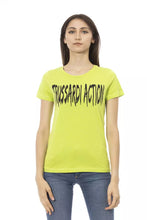 Load image into Gallery viewer, Trussardi Action Chic Olive Short Sleeve Designer Tee
