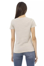 Load image into Gallery viewer, Trussardi Action Elegant Beige Printed Tee for the Stylish Woman
