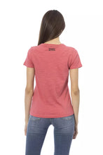 Load image into Gallery viewer, Trussardi Action Elegant Pink Round Neck Tee with Chic Front Print
