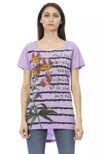 Load image into Gallery viewer, Trussardi Action Chic Purple Short Sleeve Round Neck Tee
