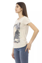 Load image into Gallery viewer, Trussardi Action Beige Cotton Blend Casual Tee
