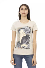 Load image into Gallery viewer, Trussardi Action Beige Cotton Blend Casual Tee
