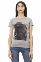 Load image into Gallery viewer, Trussardi Action Chic Gray Short Sleeve Round Neck T-Shirt
