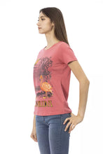 Load image into Gallery viewer, Trussardi Action Chic Pink Print Tee for Trendy Summer Looks

