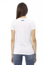Load image into Gallery viewer, Trussardi Action Elegant White Short Sleeve Tee with Chic Print
