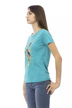 Load image into Gallery viewer, Trussardi Action Elegant Short Sleeve Light Blue Tee
