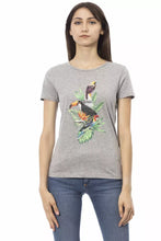 Load image into Gallery viewer, Trussardi Action Chic Gray Short Sleeve Round Neck Tee
