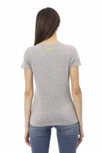 Load image into Gallery viewer, Trussardi Action Chic Gray Short Sleeve Cotton-Blend Tee

