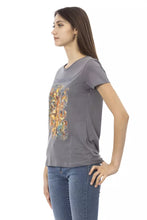 Load image into Gallery viewer, Trussardi Action Elegant Grey Short Sleeve Chic Tee
