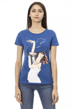 Load image into Gallery viewer, Trussardi Action Elegant Short Sleeve Blue Tee
