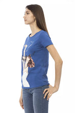 Load image into Gallery viewer, Trussardi Action Elegant Short Sleeve Blue Tee
