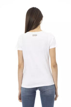 Load image into Gallery viewer, Trussardi Action Elegant White Tee with Chic Front Print
