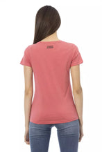 Load image into Gallery viewer, Trussardi Action Chic Pink Short Sleeve Cotton Blend Tee
