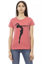 Load image into Gallery viewer, Trussardi Action Chic Pink Short Sleeve Cotton Blend Tee
